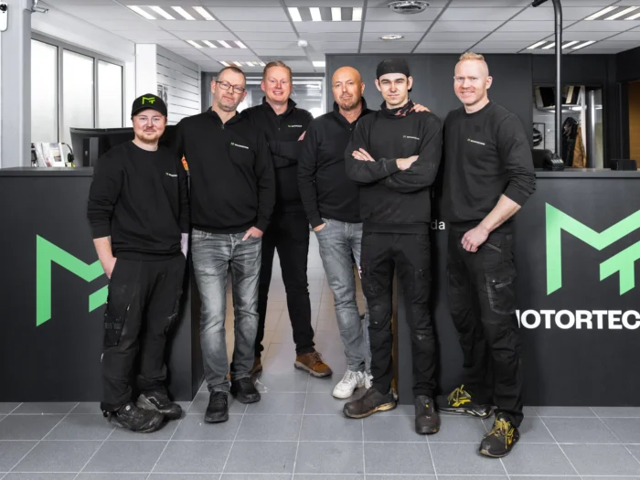 Motortechniks spesialteam på Audi, VW og Škoda