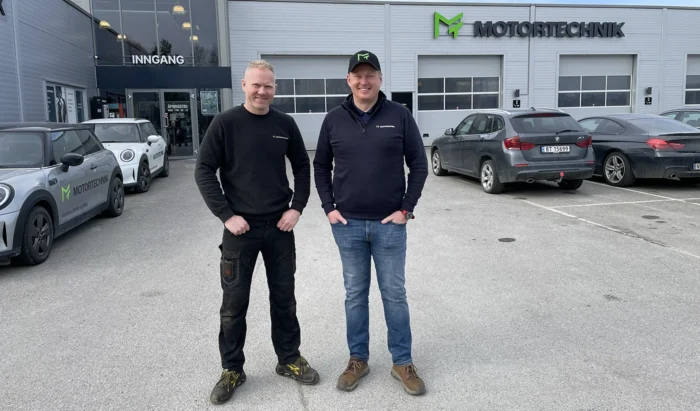 Motortecnhiks Audi-, VW og Skoda-eksperter, Magnus Aamodt og Atle Ballestad